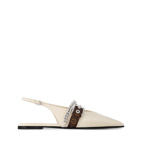 LV Vibe Slingback Flat Ballerina in Women's Shoes Loafers and Ballerinas collections by Louis Vuitton (Product zoom)
