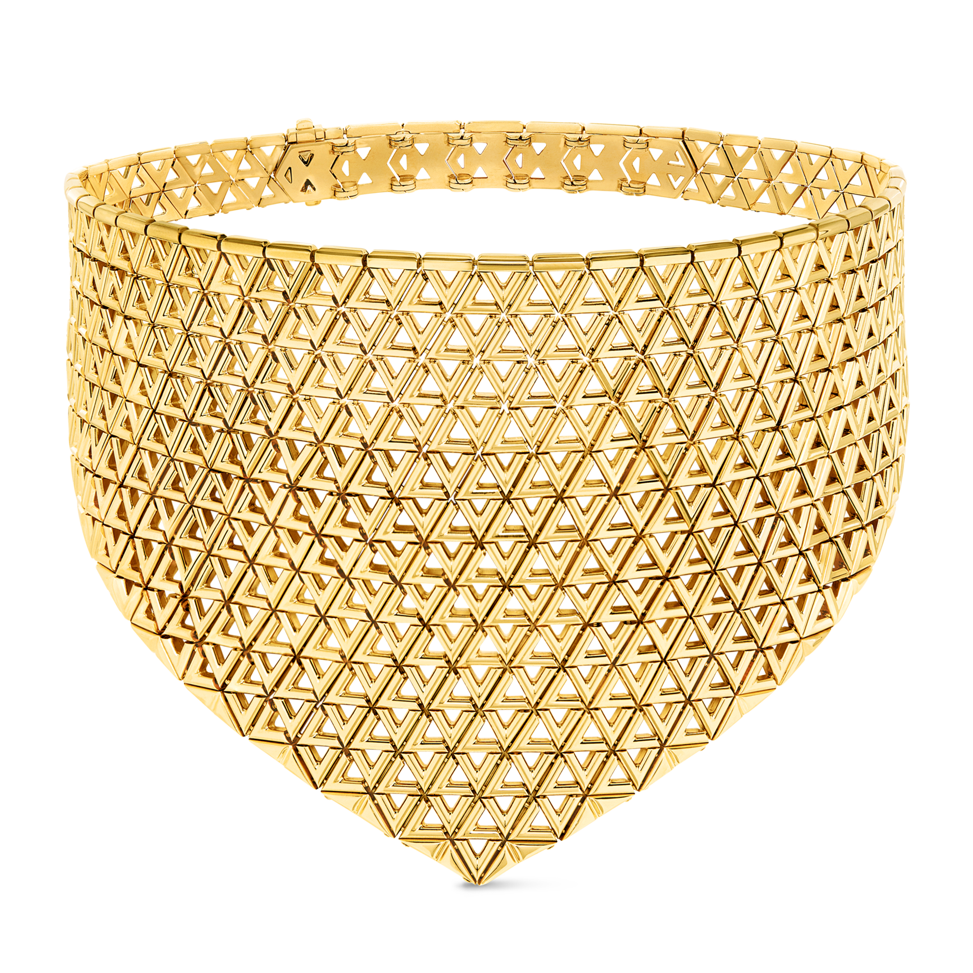 LV Volt Mesh Necklace, Yellow Gold  in Jewellery