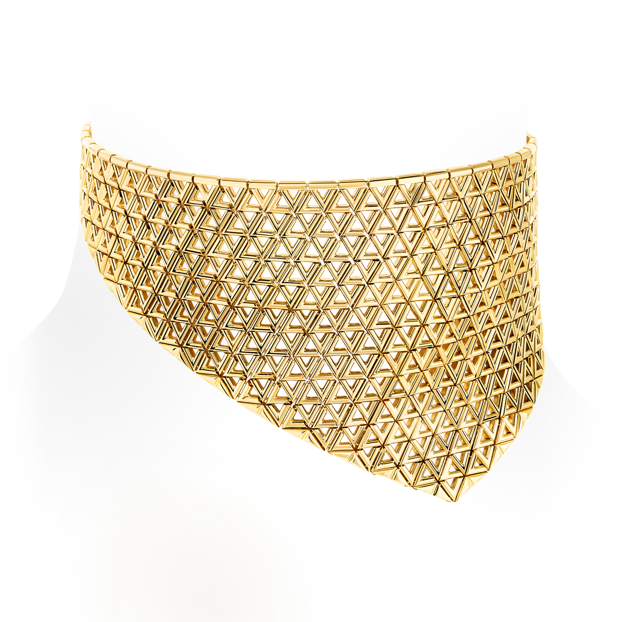 LV Volt Mesh Necklace, Yellow Gold  in Jewellery