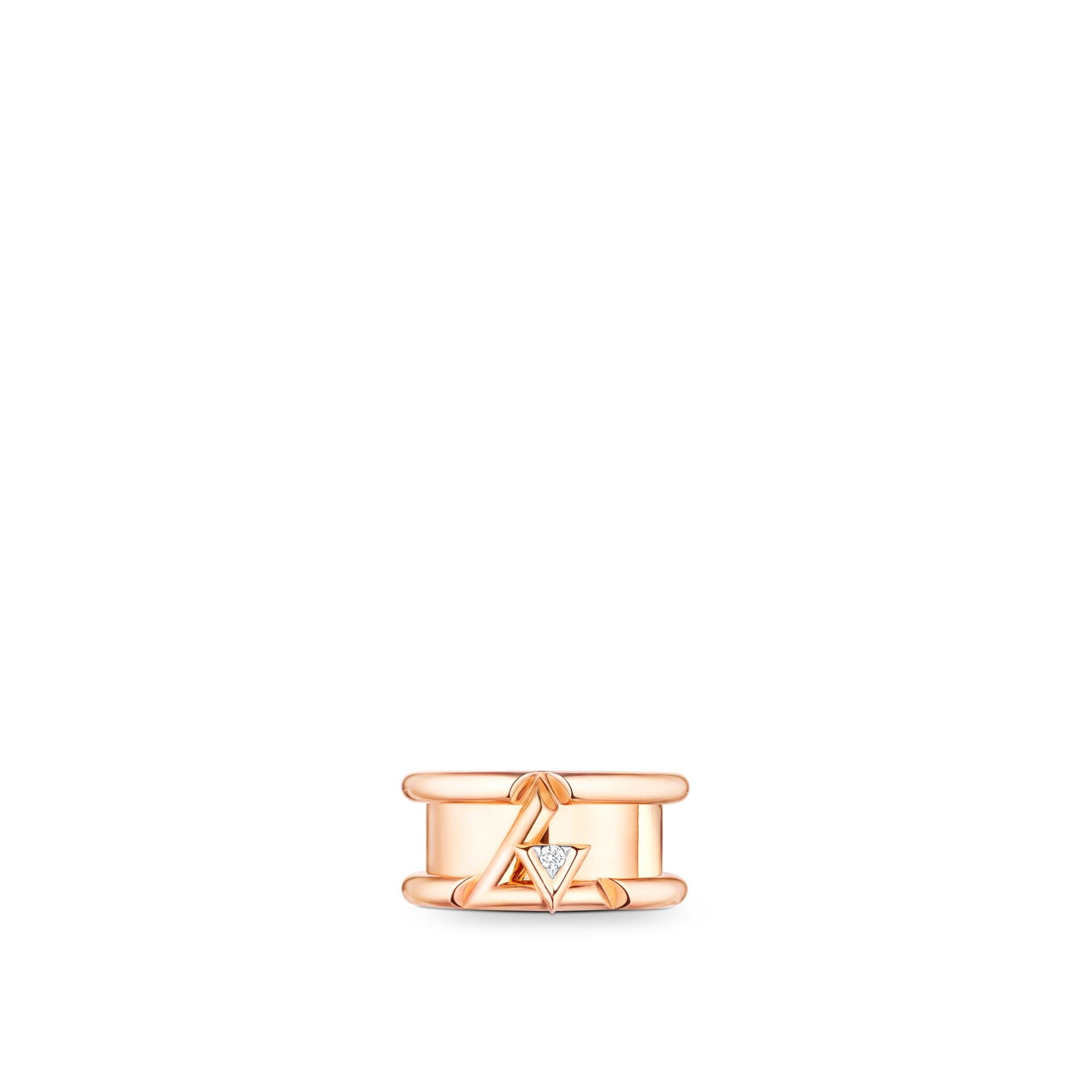 LV Volt One Band Ring, Pink Gold And Diamond  in Jewellery