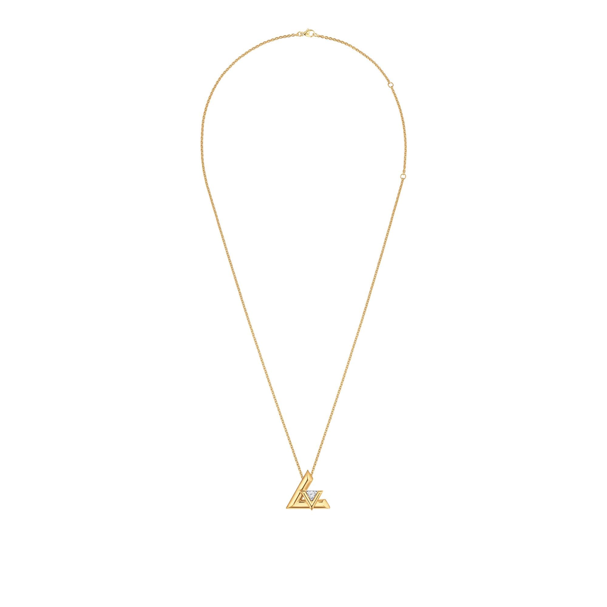 LV Volt One Large Pendant, Yellow Gold And Diamond  in Jewellery