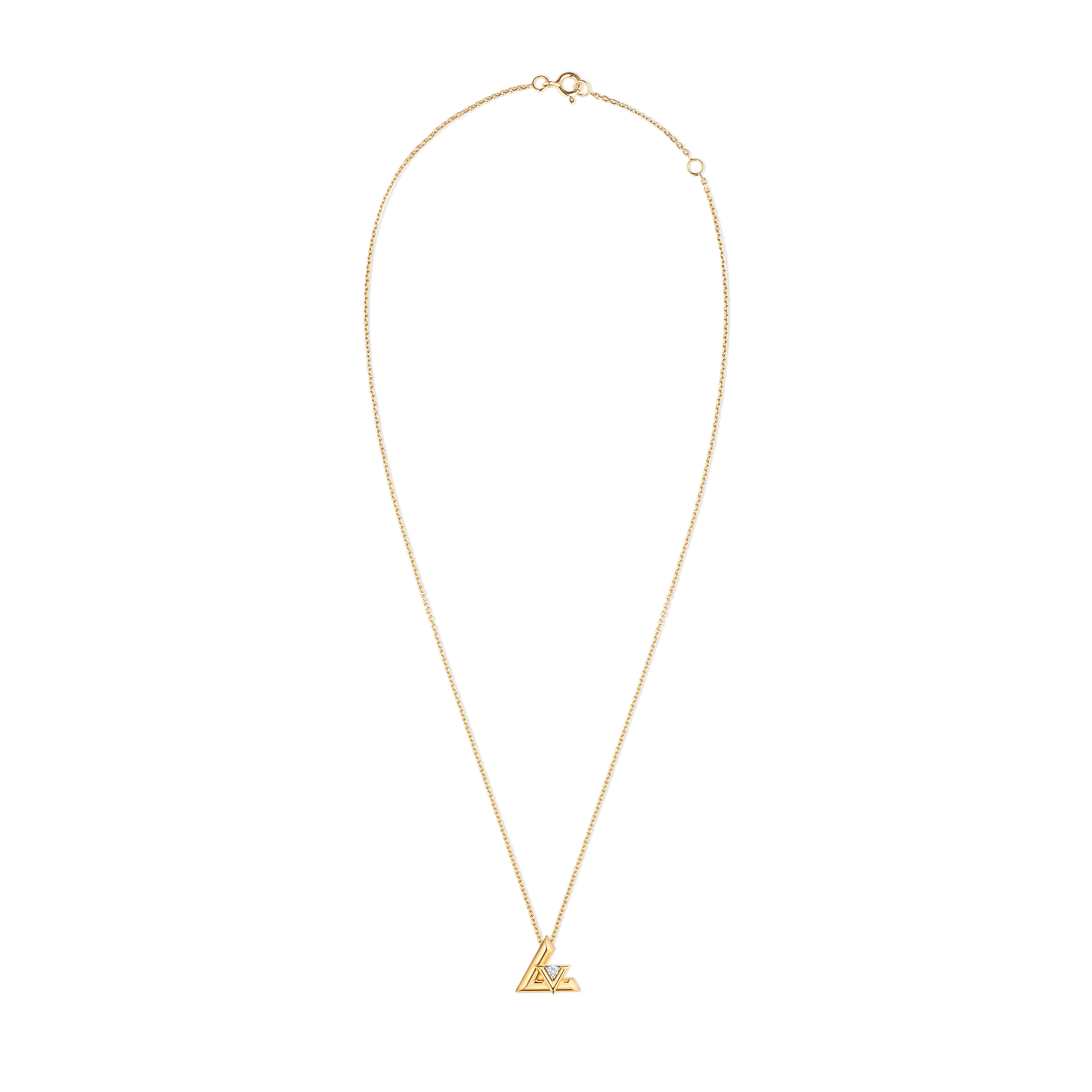 LV Volt One Large Pendant, Yellow Gold And Diamond  in Jewellery