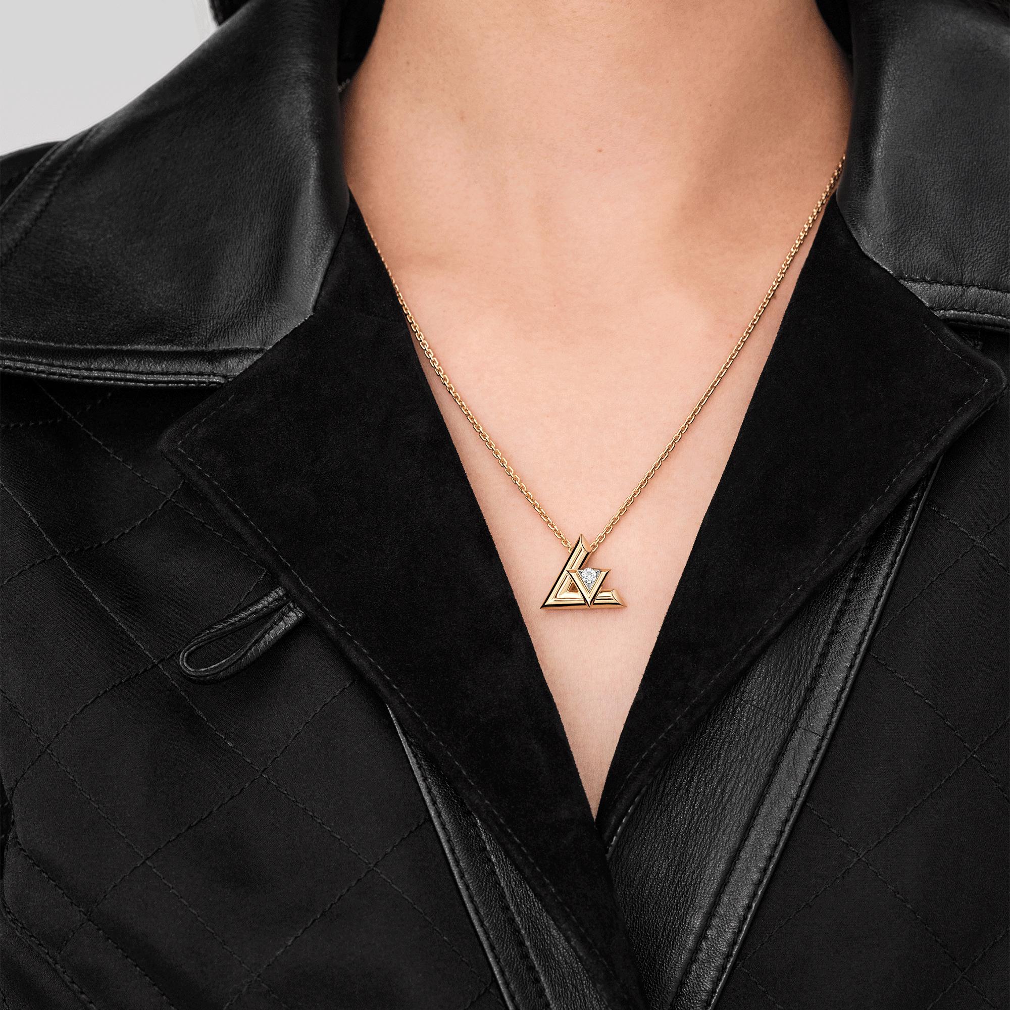 LV Volt One Large Pendant, Yellow Gold And Diamond  in Jewellery