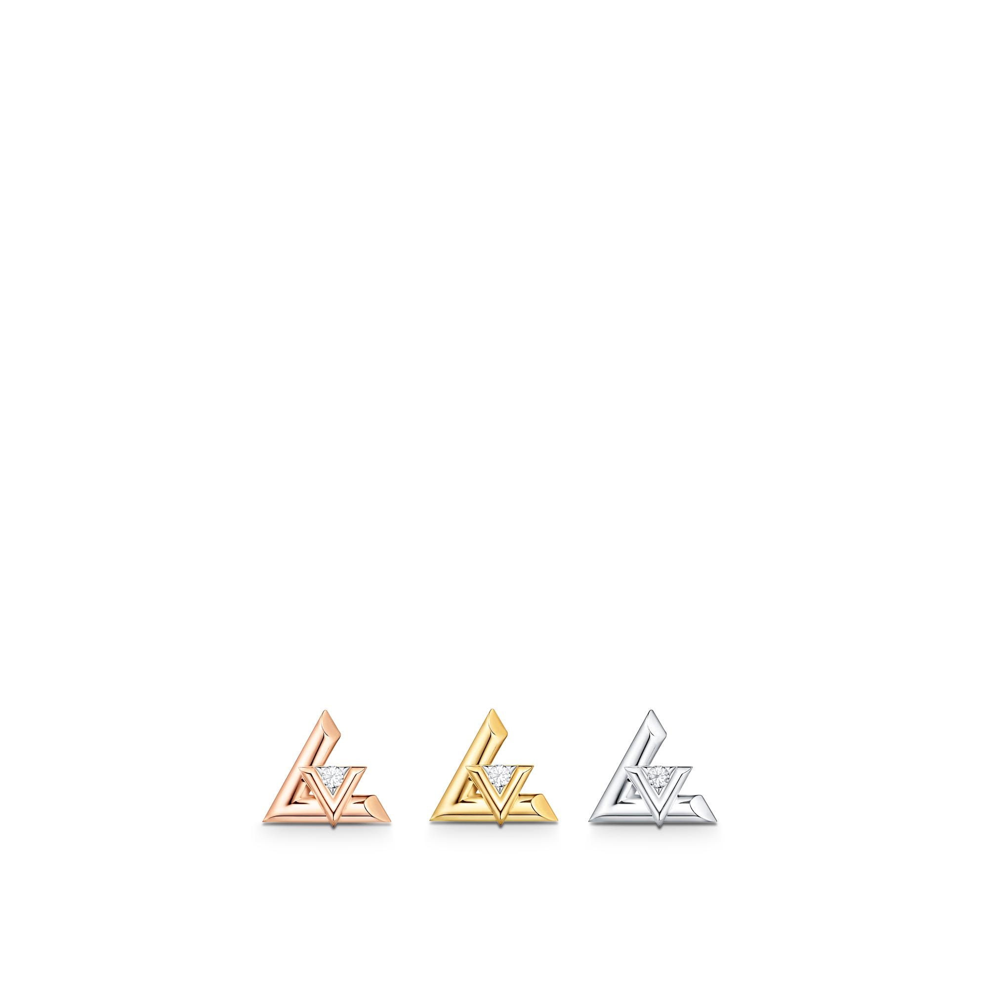 LV Volt One Stud, White Gold And Diamond - Per Unit  in Jewellery