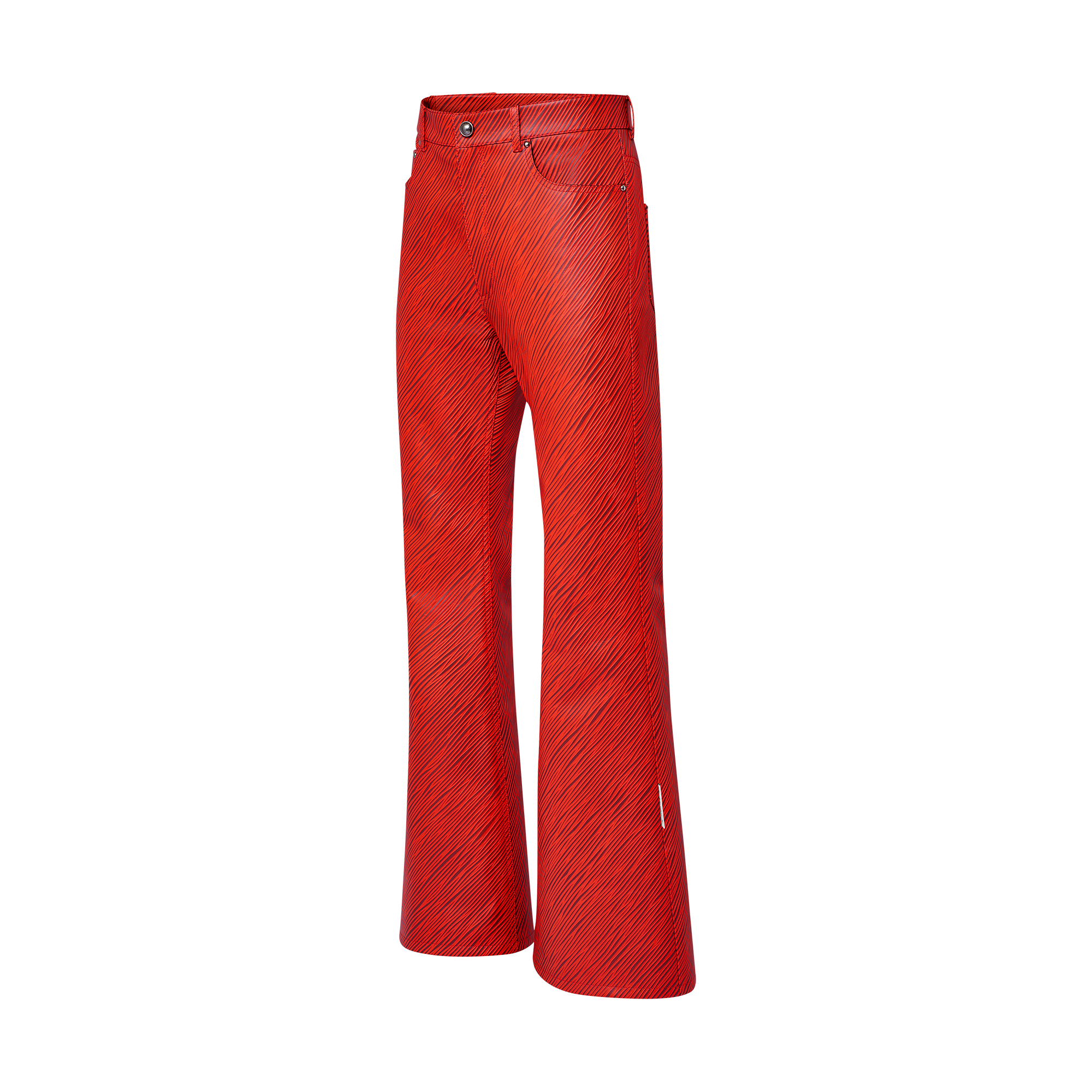 LV x Park Seo-Bo Epi Flared Leather Trousers  in Men