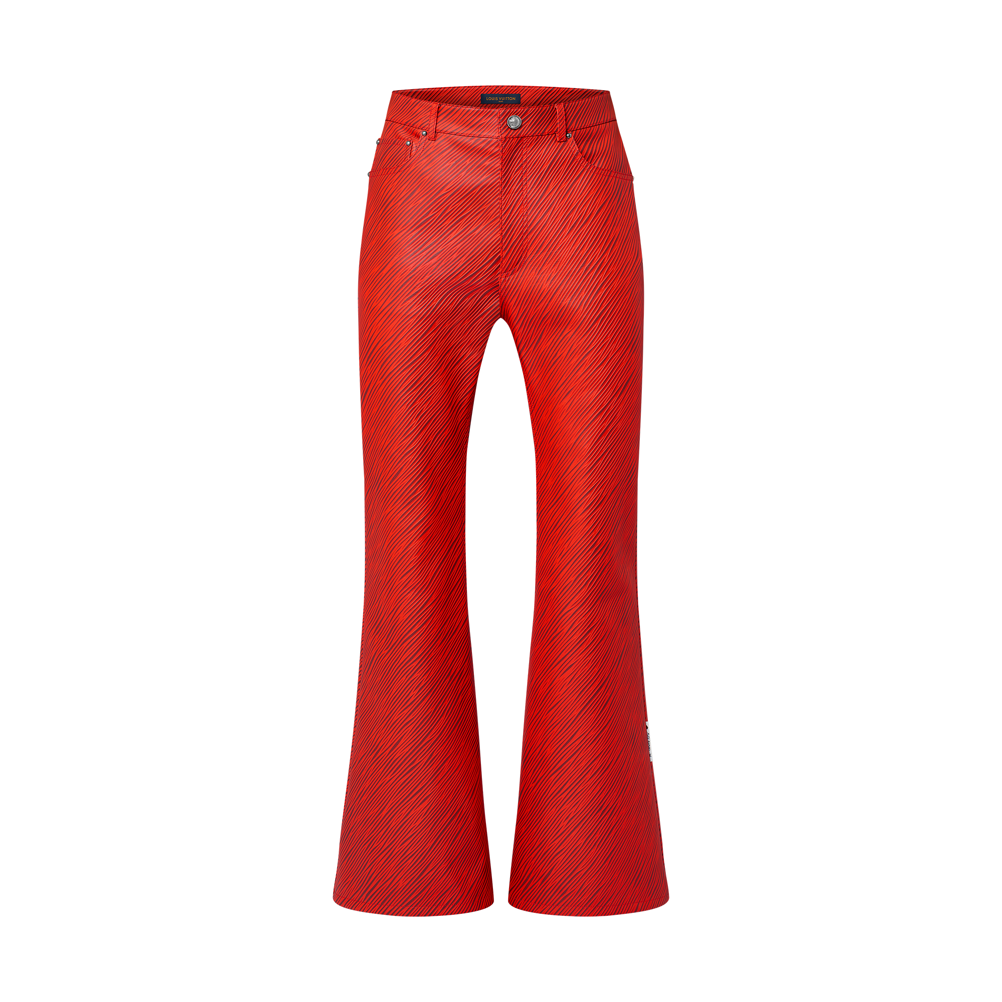 LV x Park Seo-Bo Epi Flared Leather Trousers  in Men