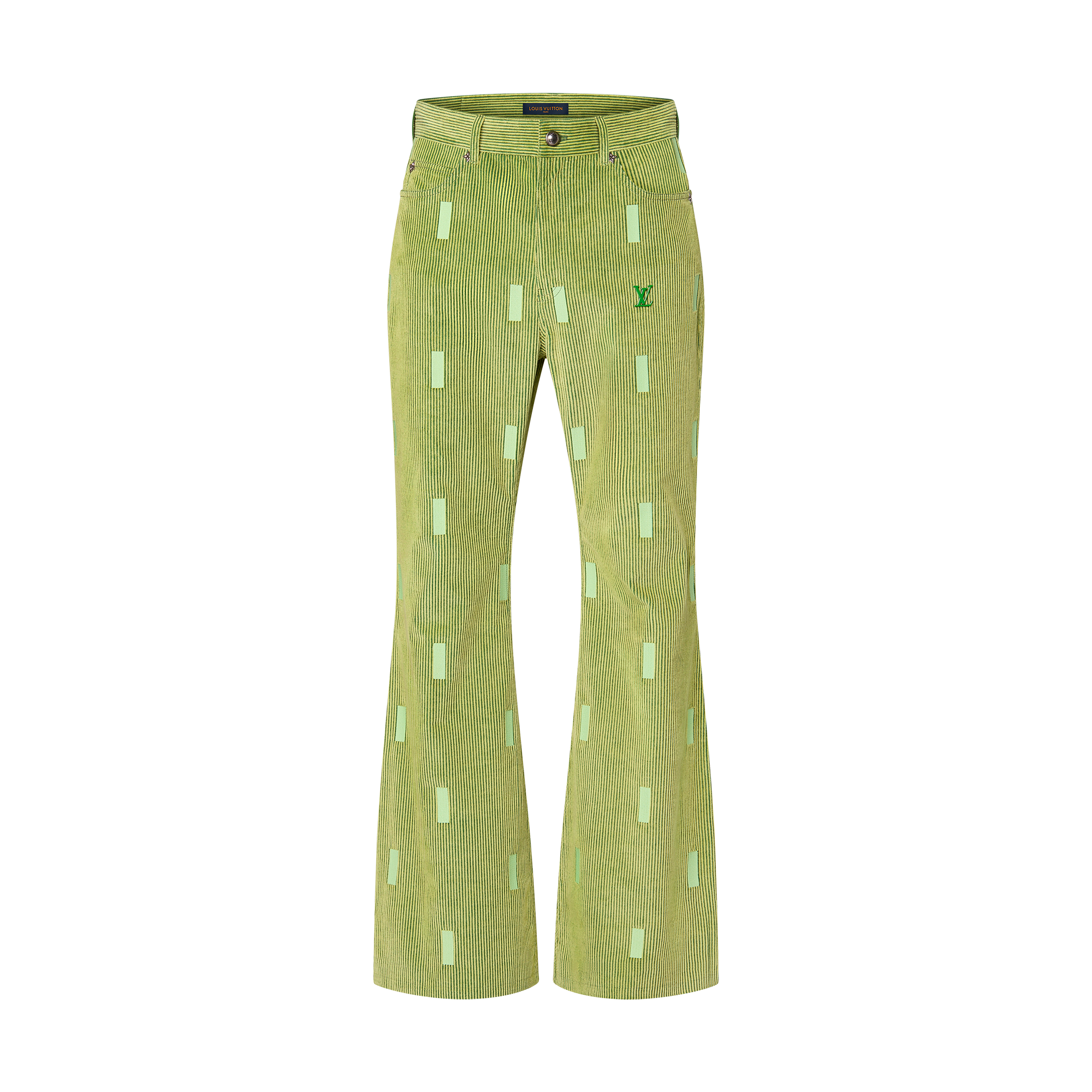 LV x Park Seo-Bo Flared Corduroy Pants  in Men