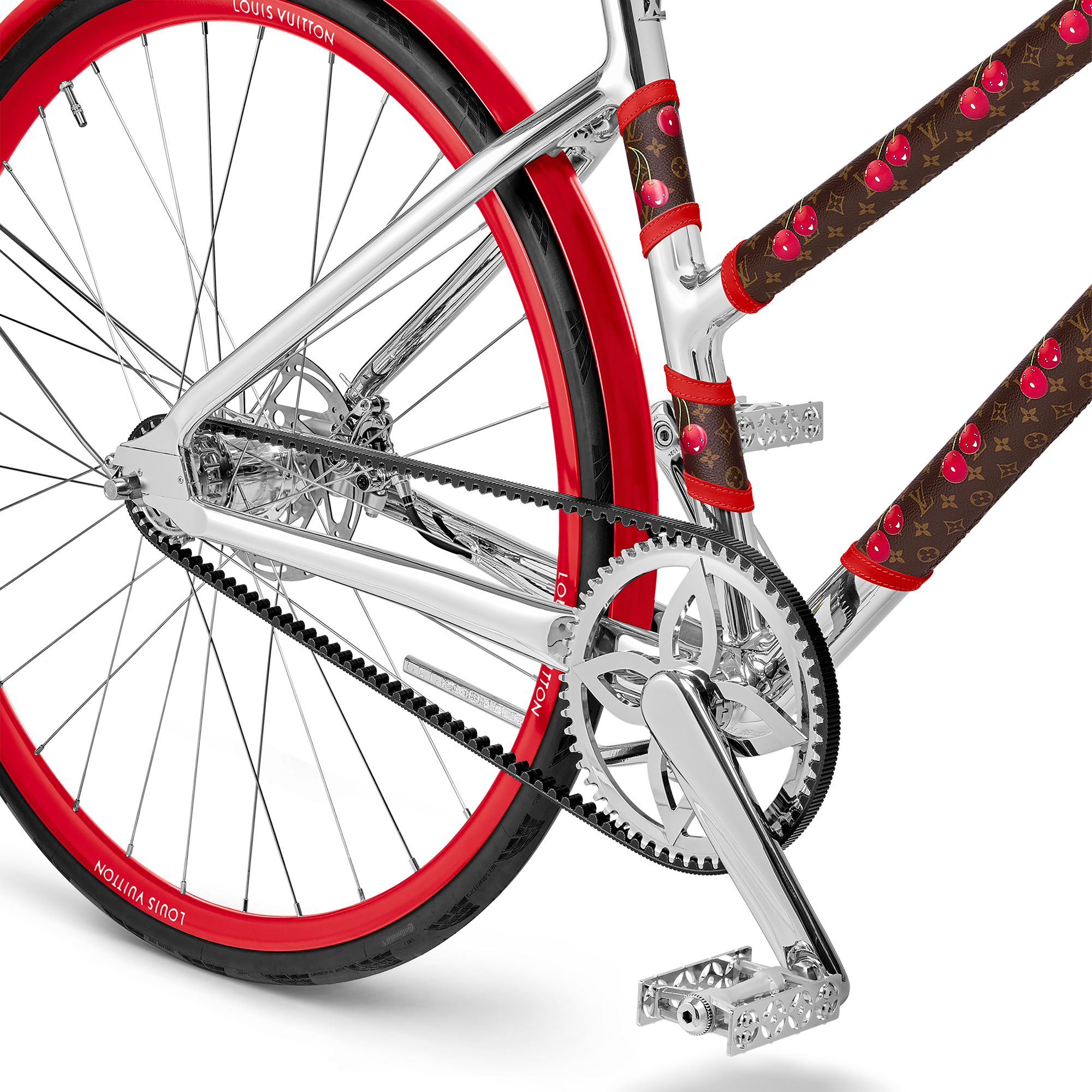 LV x TM Bike MM Monogram Cerises in Trunks, Travel and Home