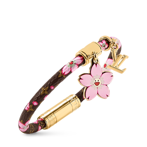 LV x TM Cherry Blossom Bracelet Other Leathers in Women's Fashion Jewellery Bracelets collections by Louis Vuitton (Product zoom)
