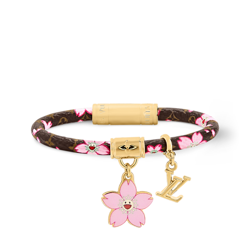 LV x TM Cherry Blossom Bracelet Other Leathers in Women's Fashion Jewellery Bracelets collections by Louis Vuitton (Product zoom)