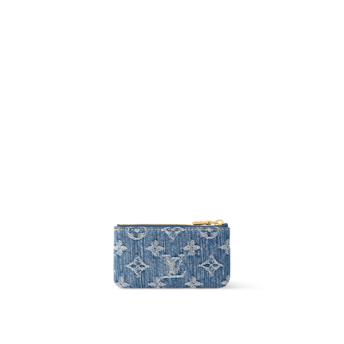 LV x TM Key Pouch Monogram Denim in Women's Wallets and Small Leather Goods Newness collections by Louis Vuitton (Product zoom)