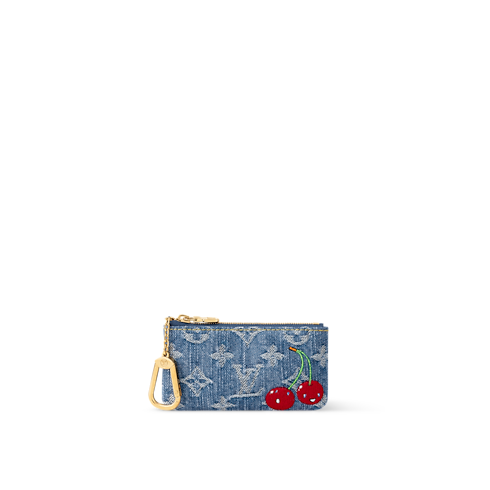 LV x TM Key Pouch Monogram Denim in Women's Wallets and Small Leather Goods Newness collections by Louis Vuitton (Product zoom)