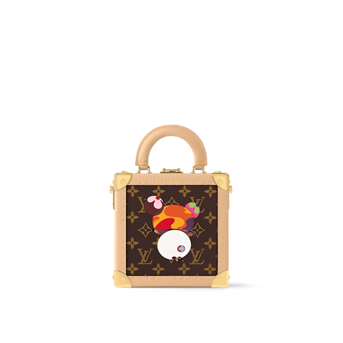 LV x TM Mini Square Trunk Other Monogram Canvas in Trunks, Travel and Home's Trunks and Boxes Wearable Trunks collections by Louis Vuitton (Product zoom)