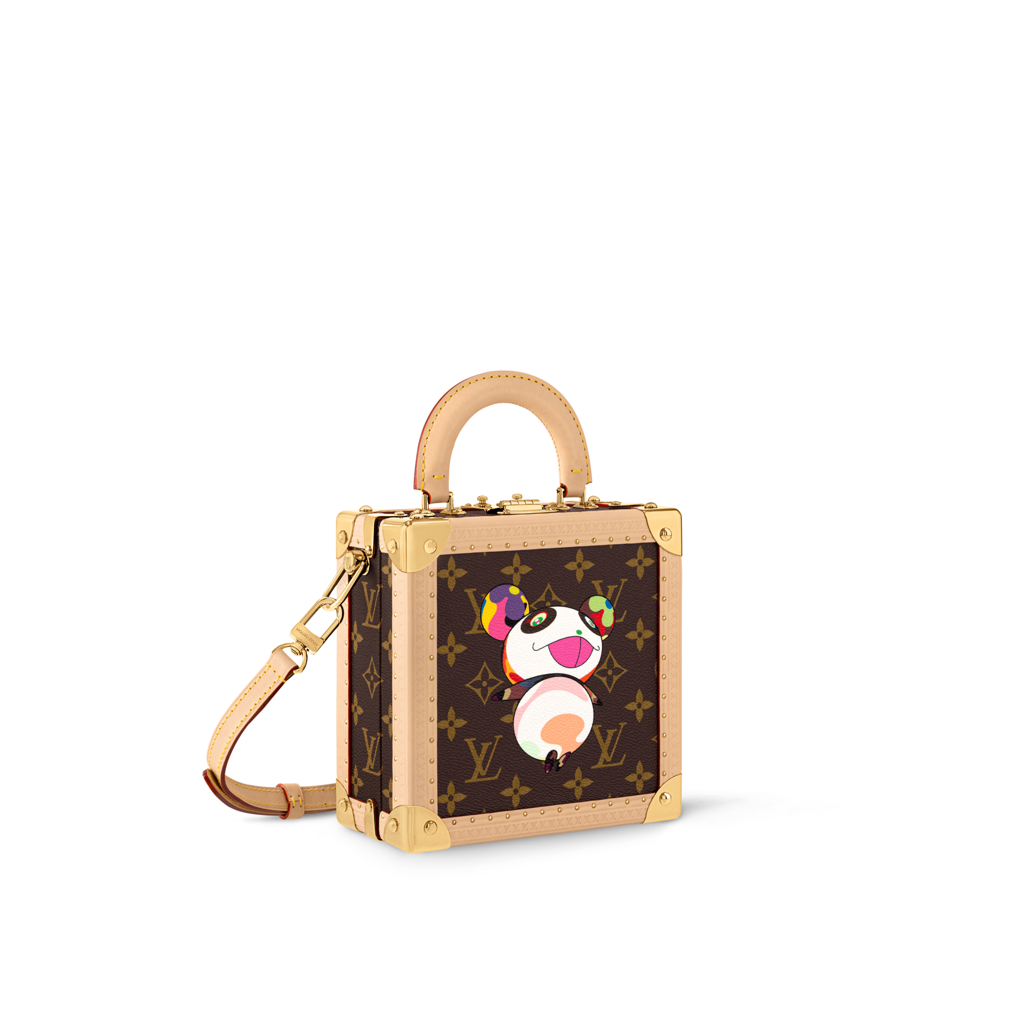 LV x TM Mini Square Trunk Other Monogram Canvas in Trunks, Travel and Home