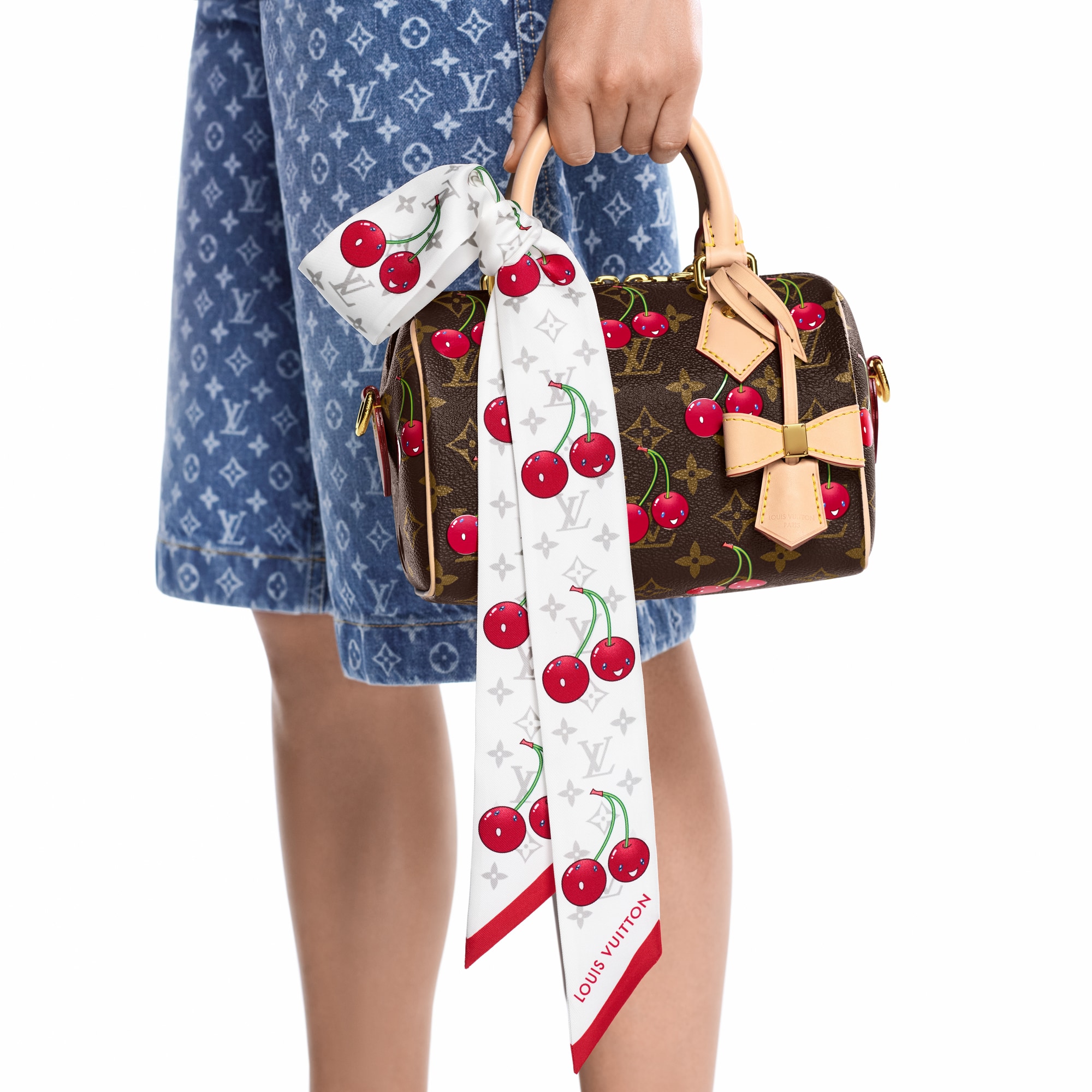 LV x TM Monogram Cerise Bandeau . in Women