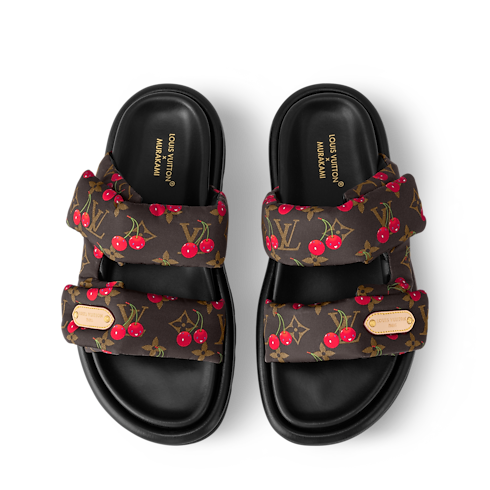 LV x TM Pool Pillow Flat Comfort Mule in Women's Shoes Mules and Slides collections by Louis Vuitton (Product zoom)