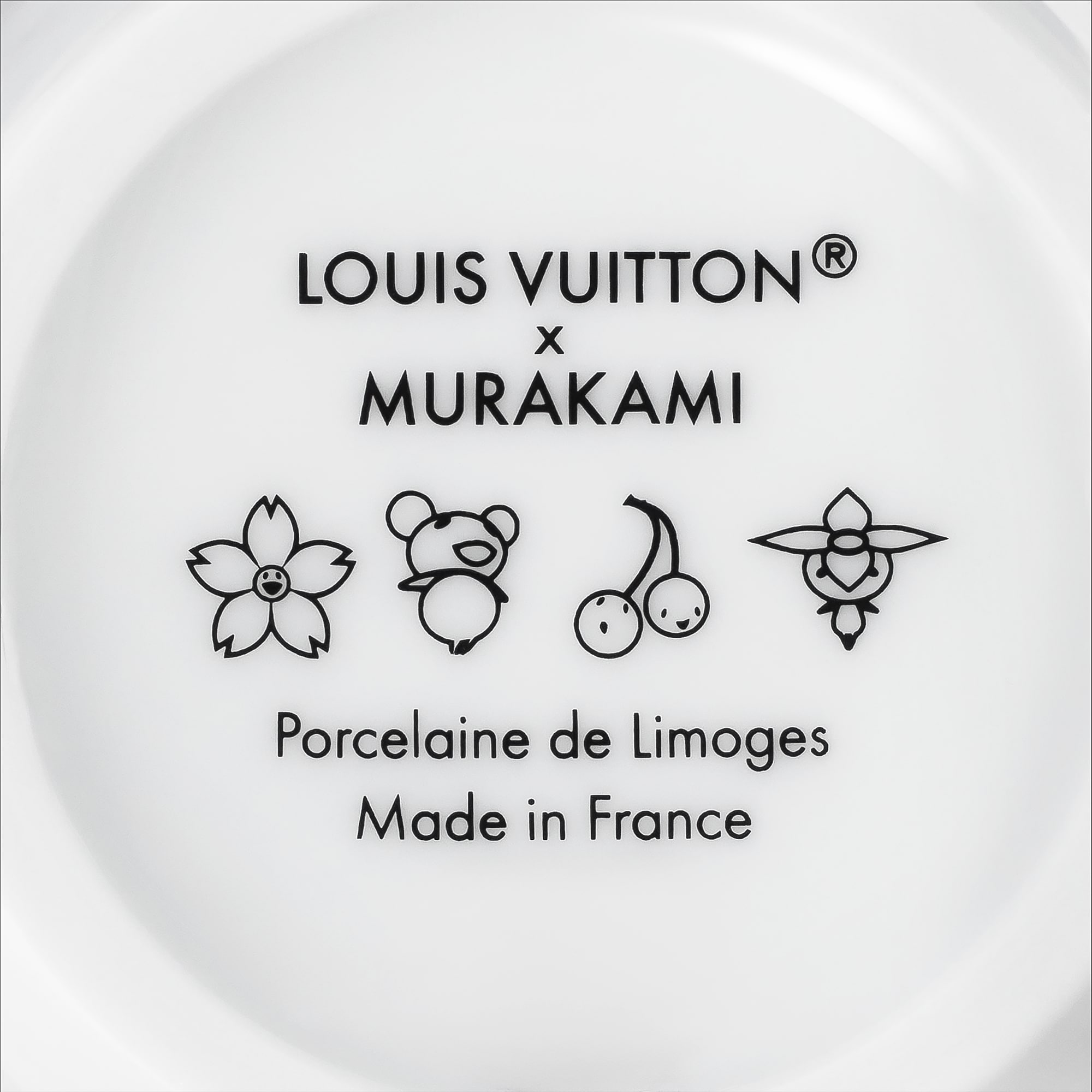 LV x TM Set of 2 Coffee Cups and Saucers Monogram Cerises in Trunks, Travel and Home