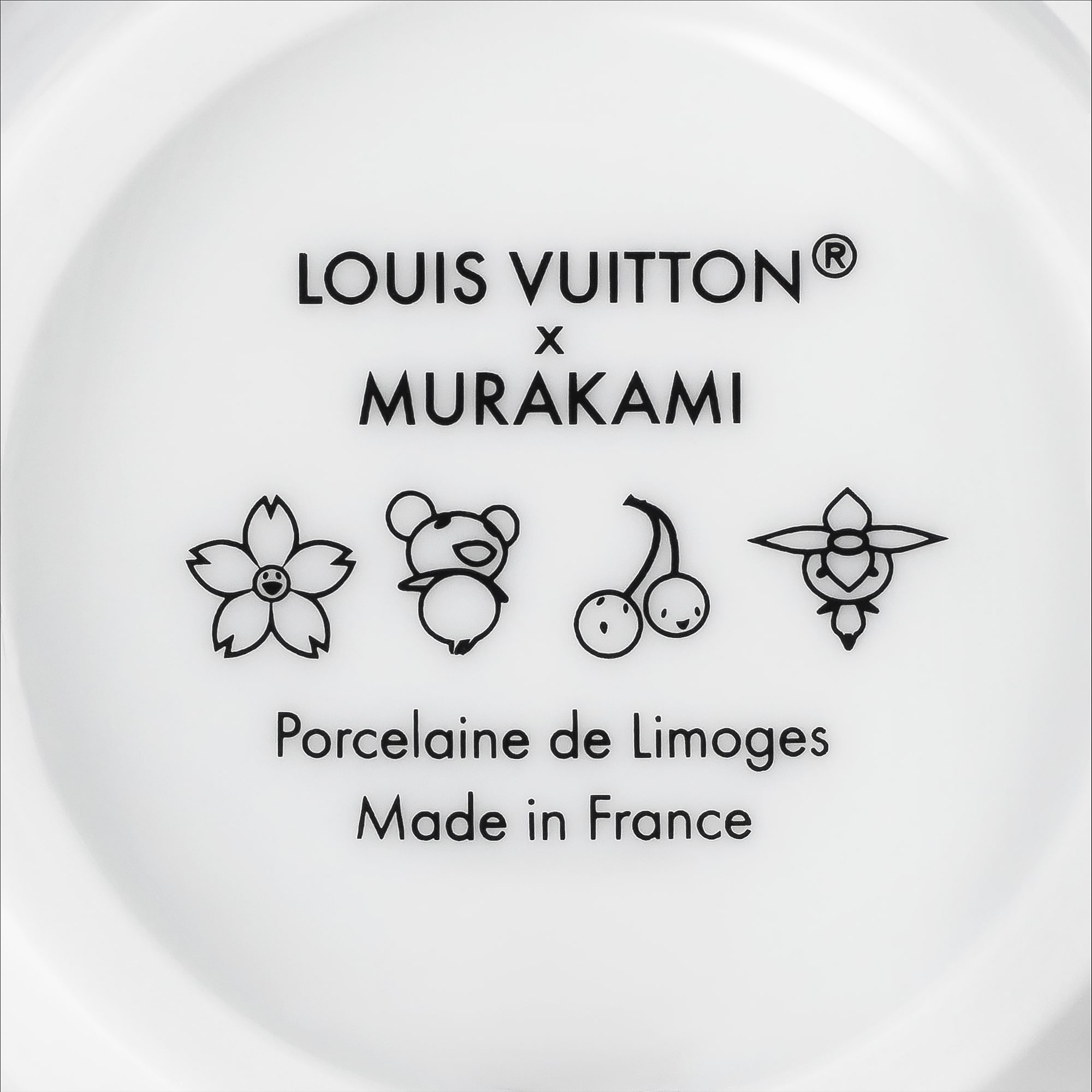 LV x TM Set of 2 Coffee Cups and Saucers Monogram Cerises in Trunks, Travel and Home