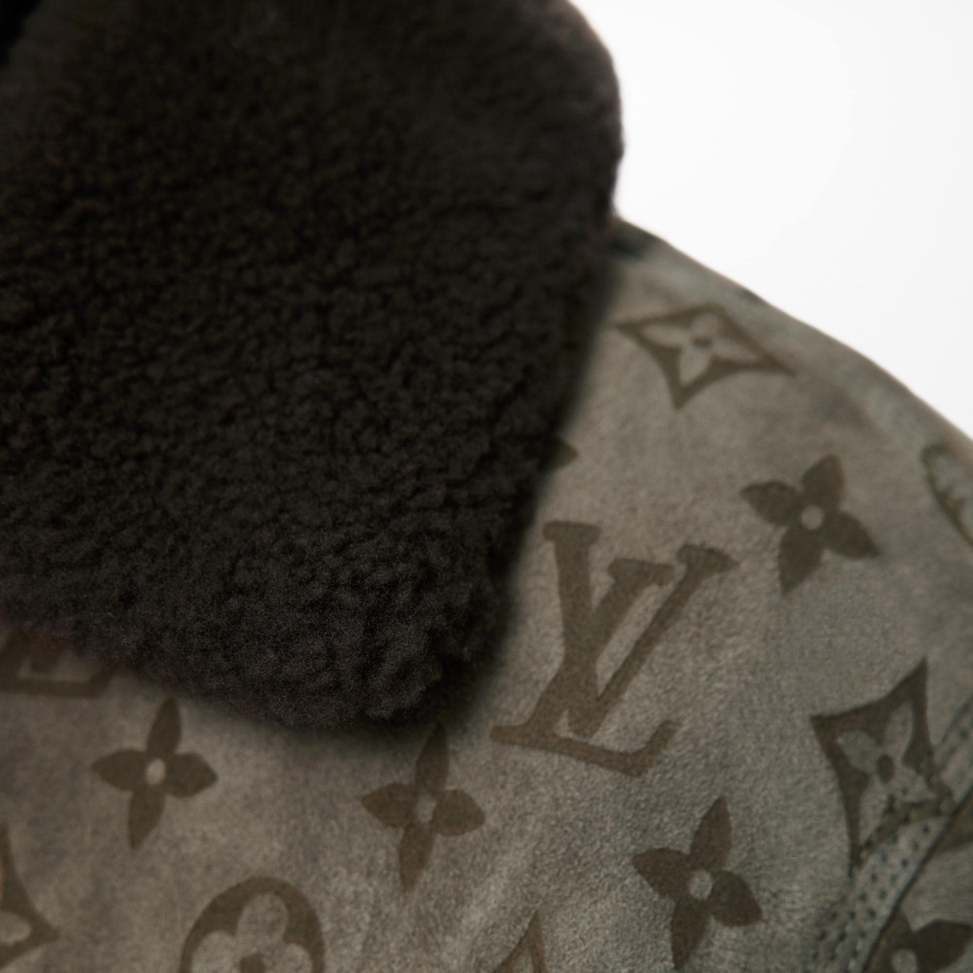 LVSE Monogram Shearling Blouson  in Men