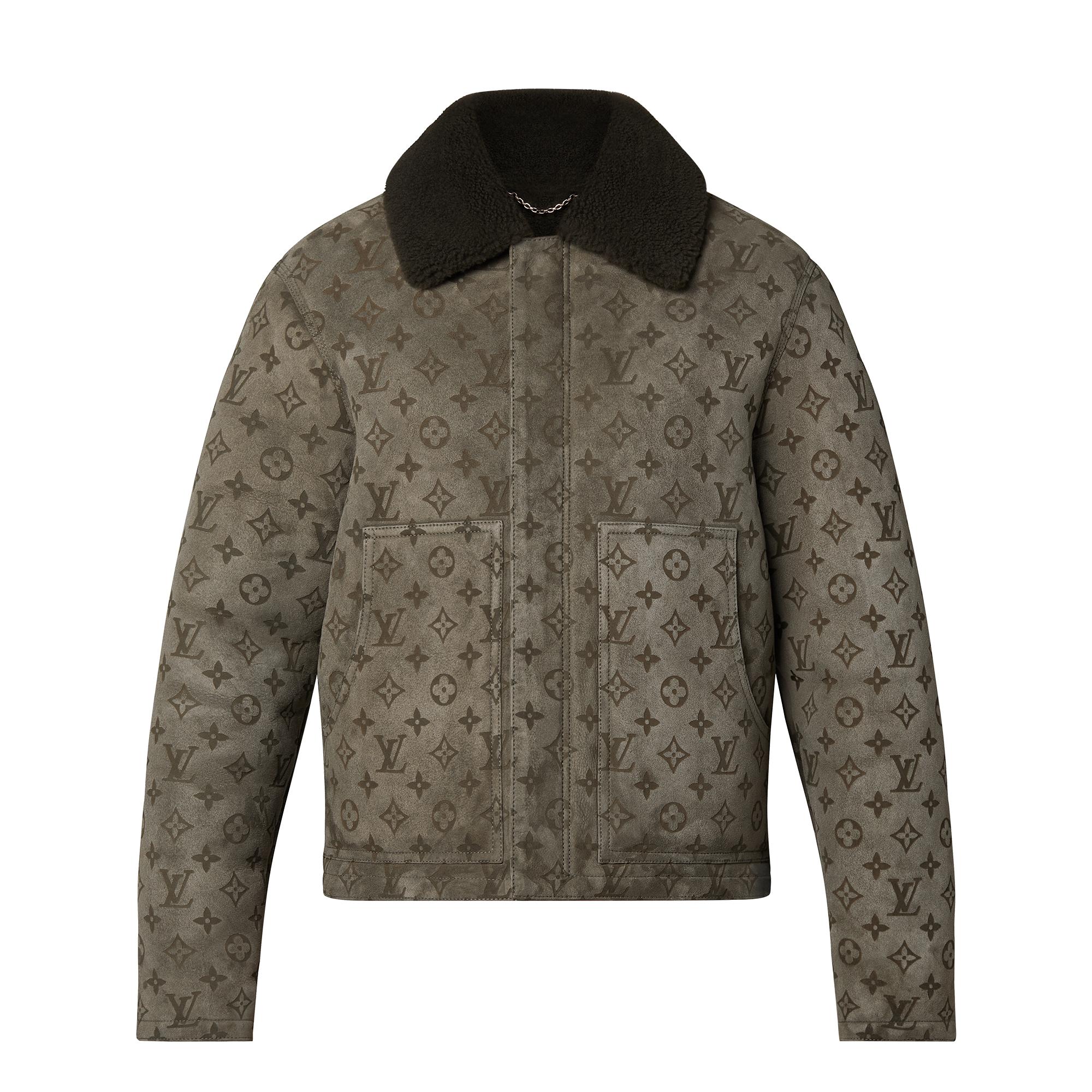 LVSE Monogram Shearling Blouson  in Men