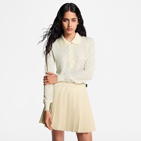 Mahina Long-Sleeved Polo Top in Women's Ready-to-Wear Tops collections by Louis Vuitton (Product zoom)