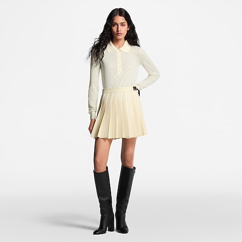 Mahina Long-Sleeved Polo Top in Women's Ready-to-Wear Tops collections by Louis Vuitton (Product zoom)
