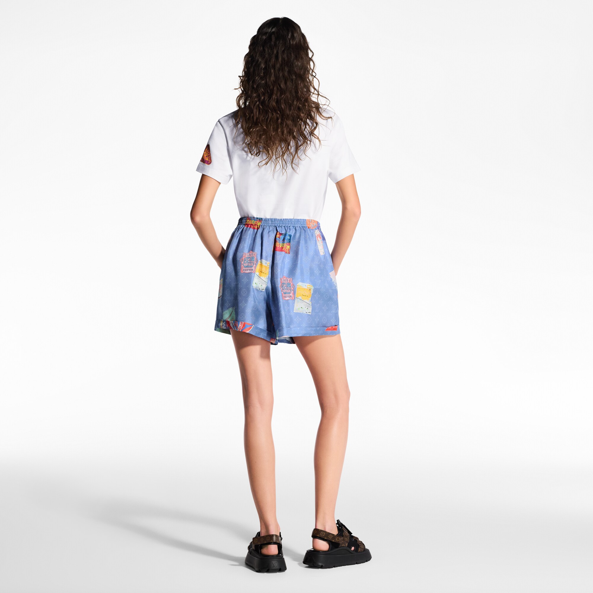 Mahina Patch Boxer Shorts  in Women