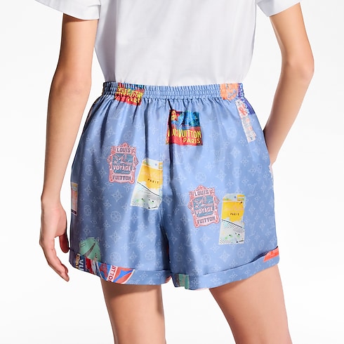 Mahina Patch Boxer Shorts in Women's Ready-to-Wear Skirts and Shorts collections by Louis Vuitton (Product zoom)