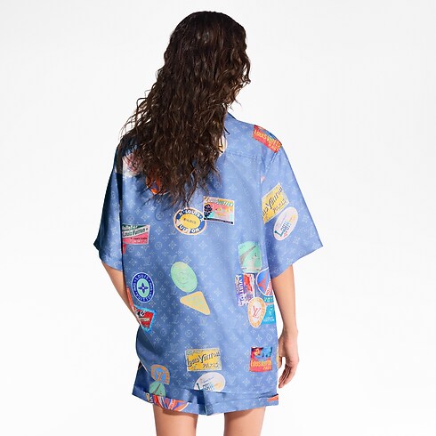 Mahina Patch Short-Sleeved Shirt in Women's Ready-to-Wear Tops collections by Louis Vuitton (Product zoom)