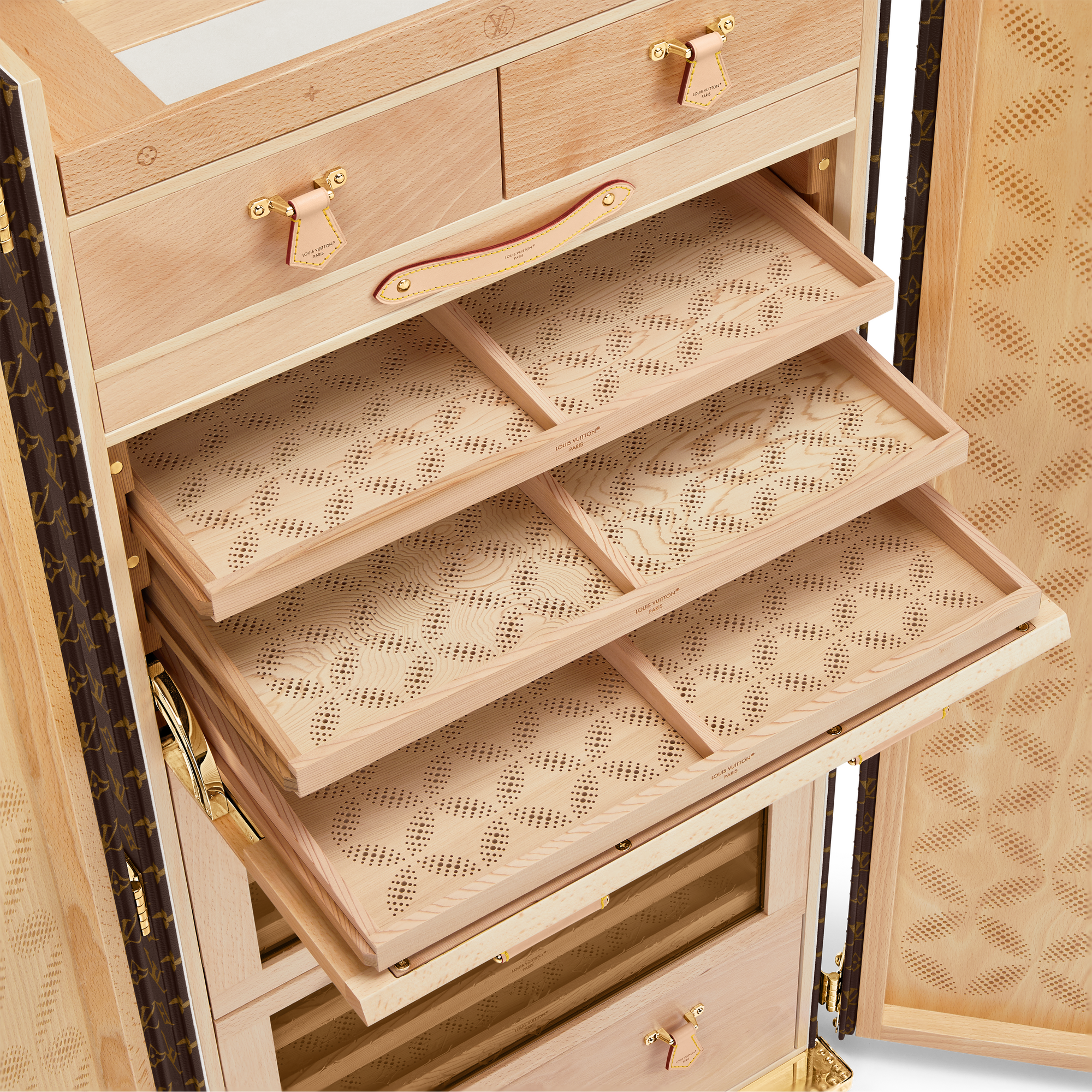 Malle Cigares Monogram in Trunks, Travel and Home