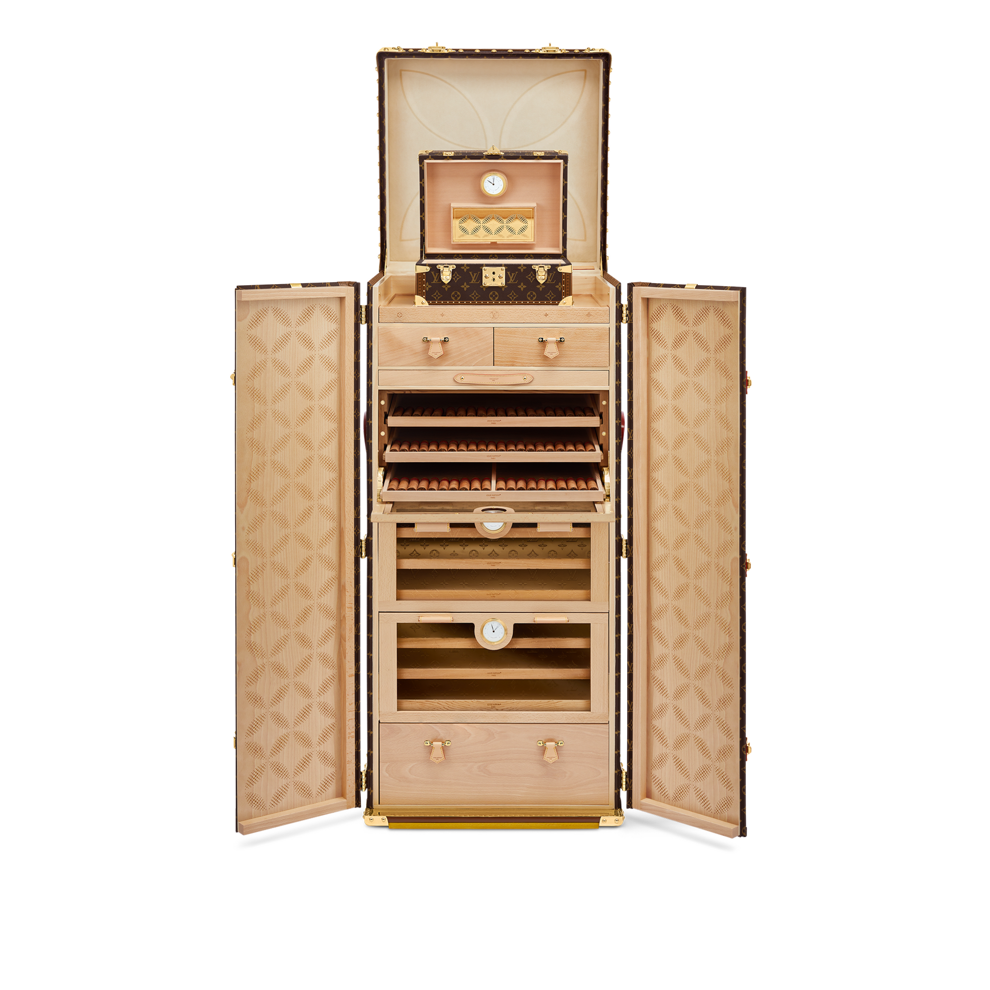 Malle Cigares Monogram in Trunks, Travel and Home