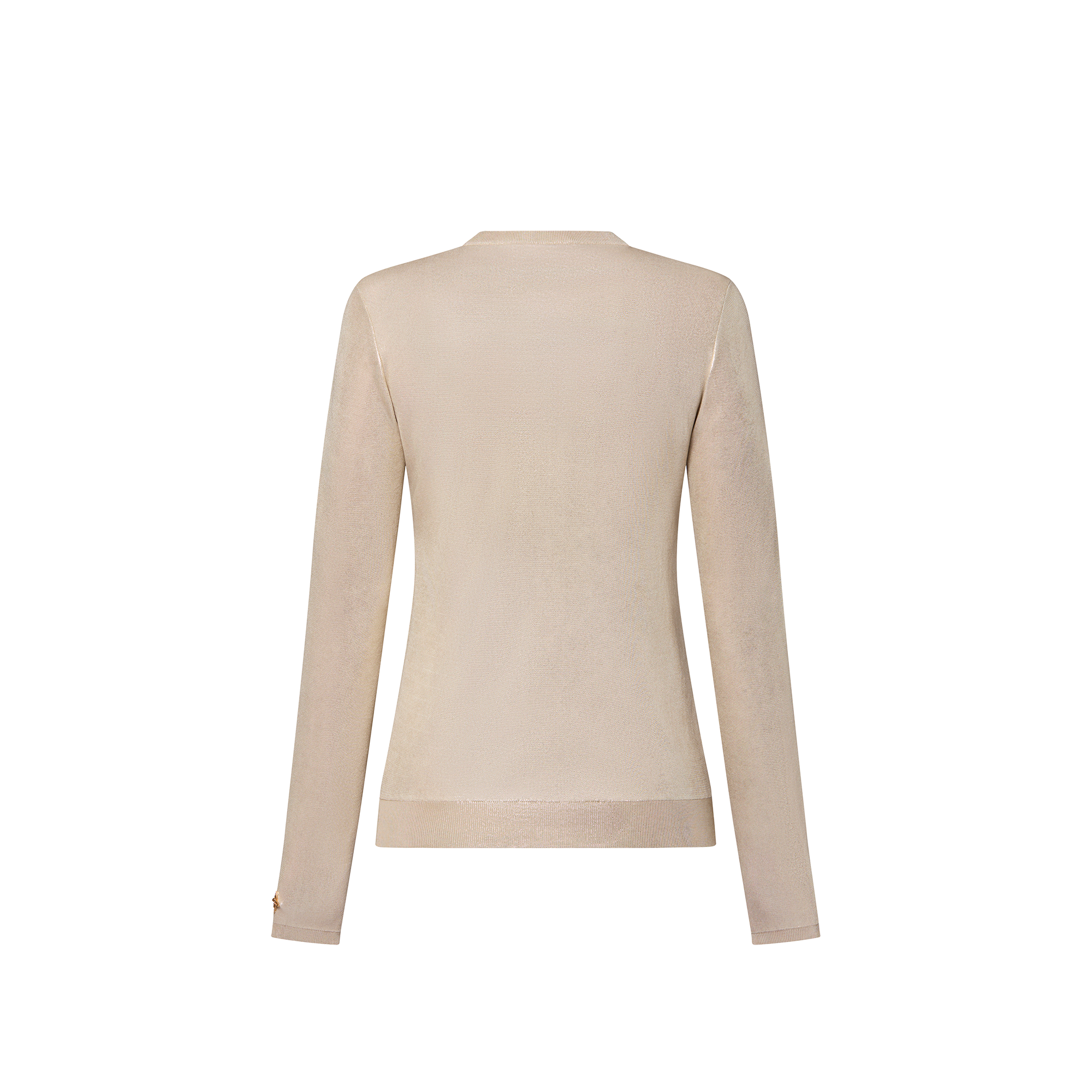 Metallic Silk Knit Cardigan  in Women
