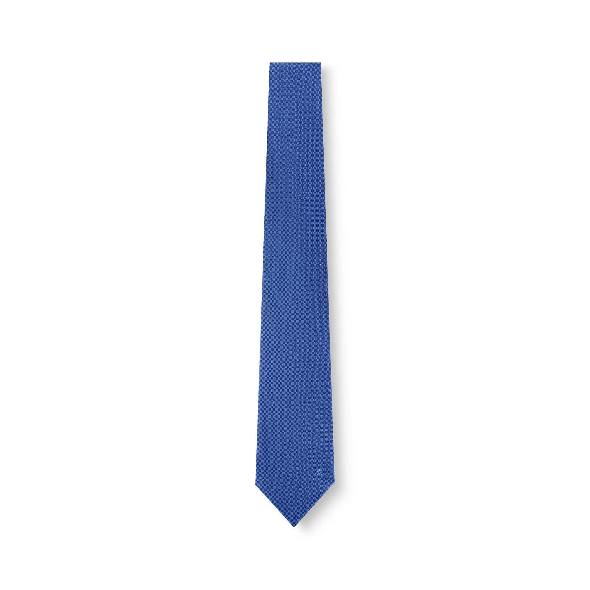 Micro Damier Tie . in Men