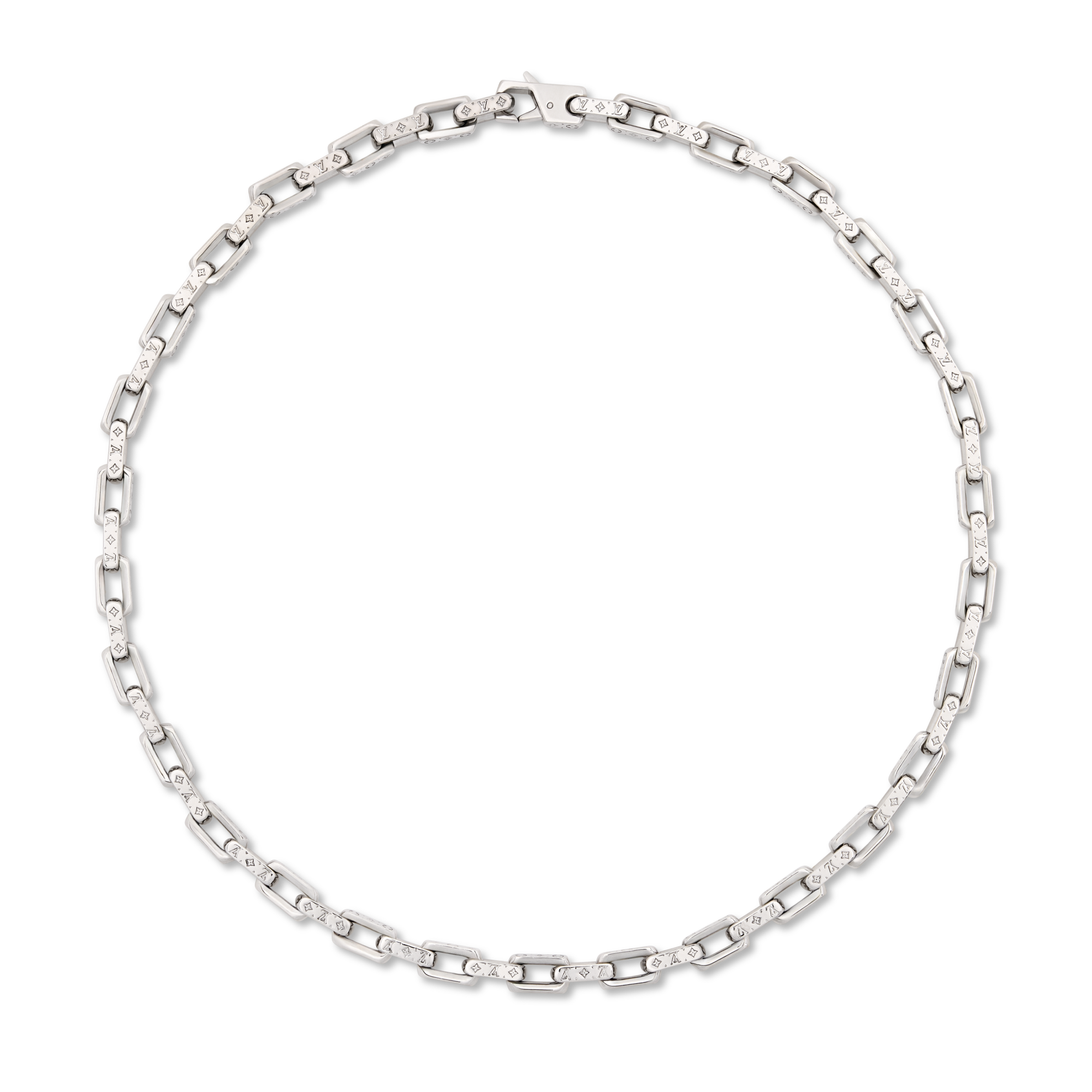Mini Monogram Chain Necklace . in Men