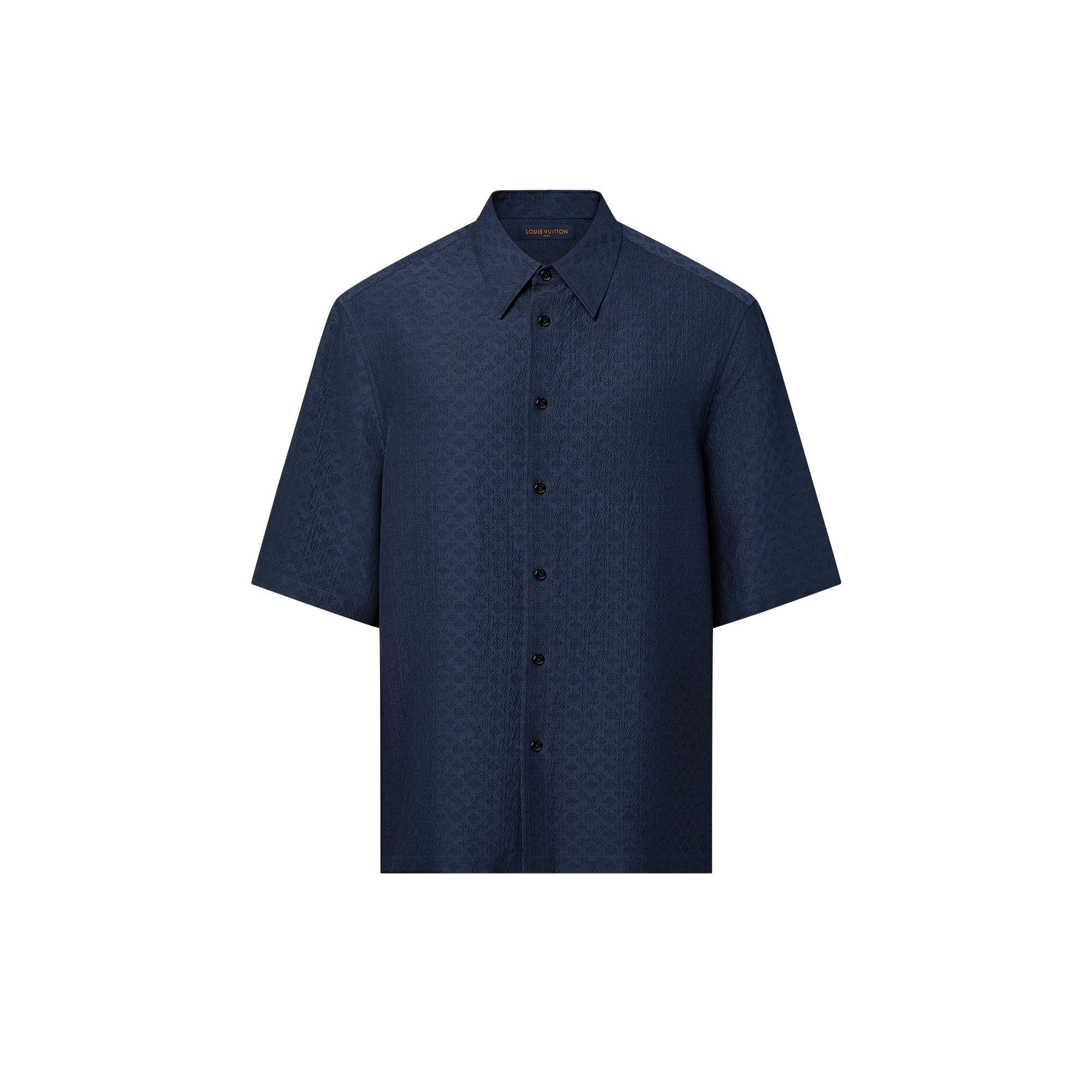 Mini Monogram Silk Blend Short-Sleeved Shirt  in Men