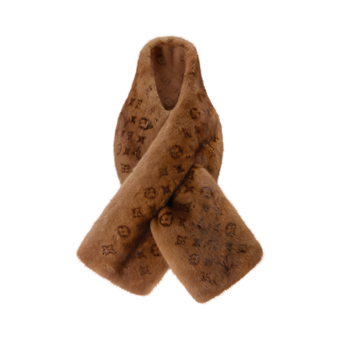 Mink Monogram Scarf . in Women's Accessories Women's Scarves collections by Louis Vuitton (Product zoom)