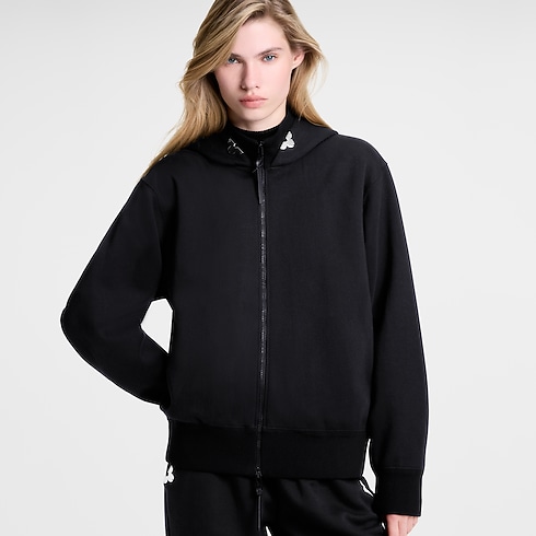 Monogram Accent Hoodie in Women's Ready-to-Wear Coats and Jackets collections by Louis Vuitton (Product zoom)