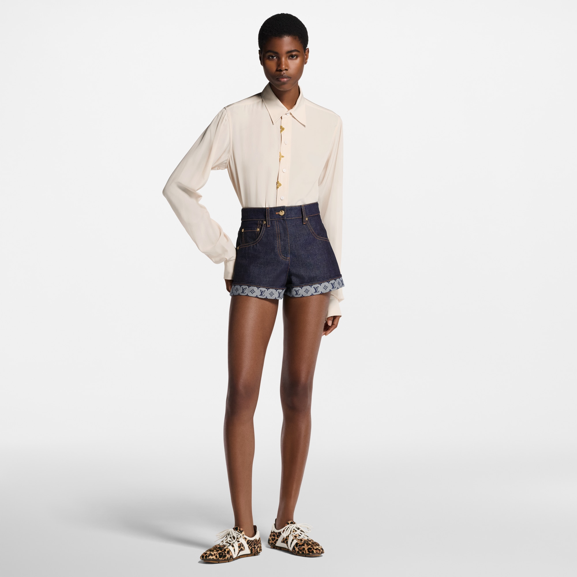 Monogram Accent Shirt  in Women