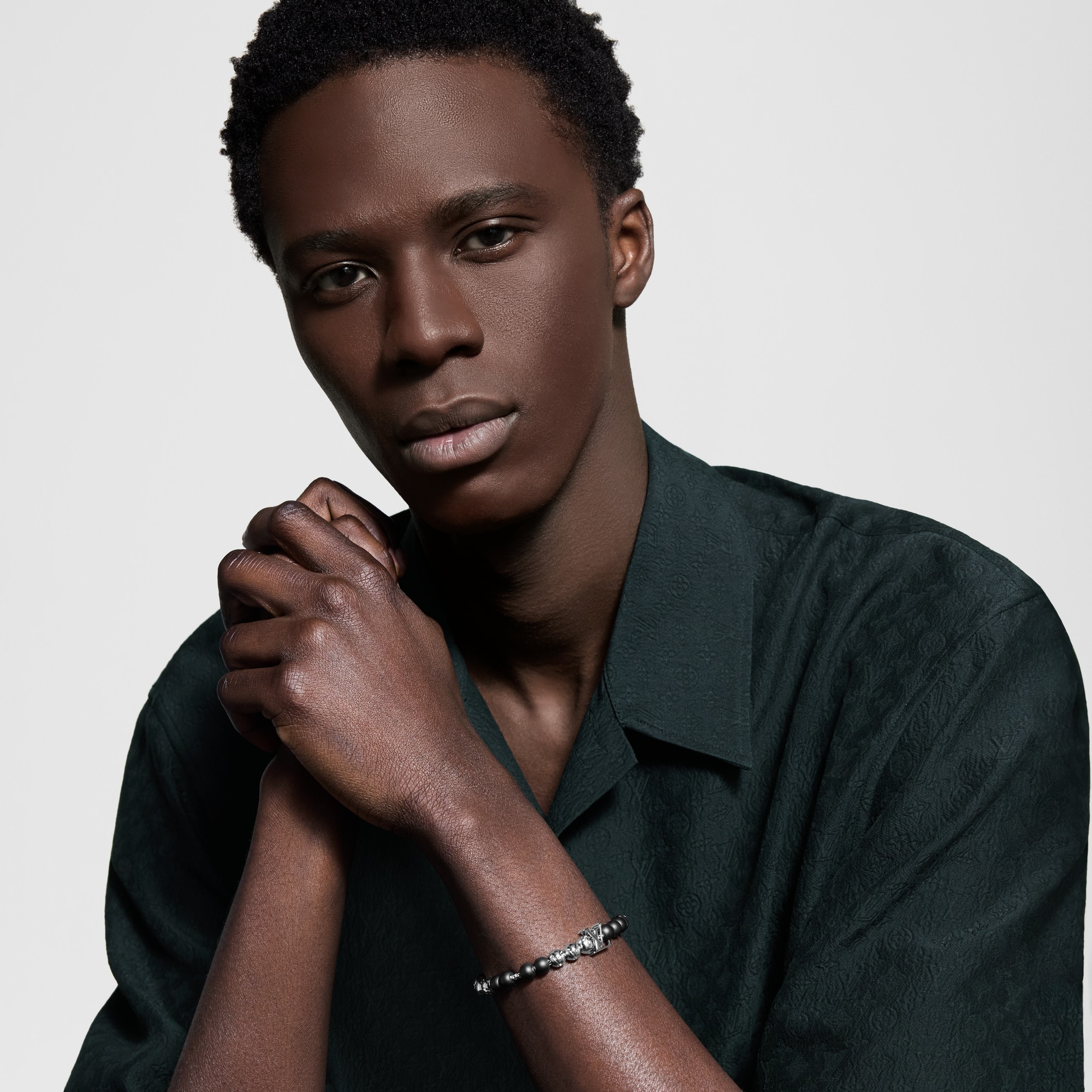 Monogram Beads Bracelet . in Men