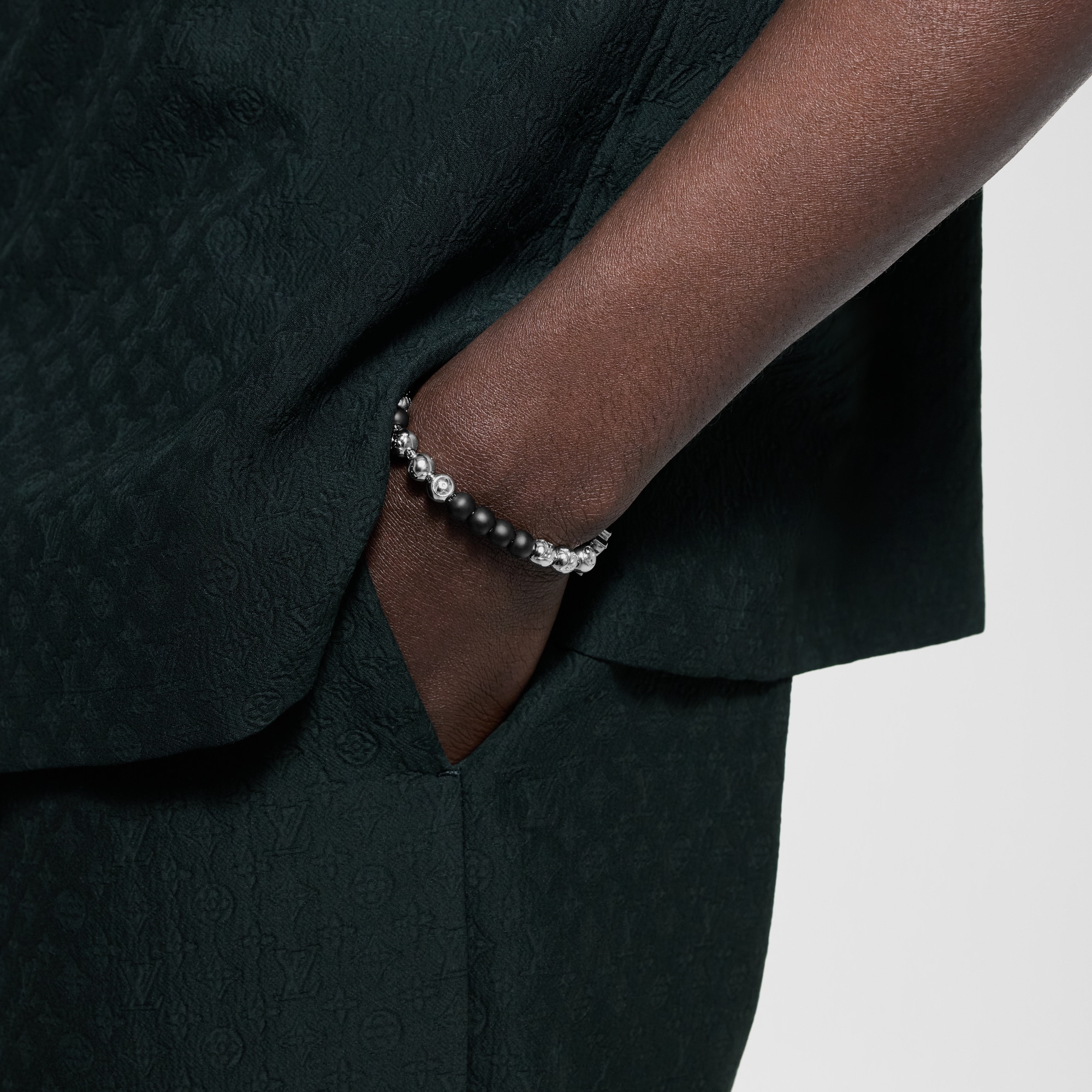 Monogram Beads Bracelet . in Men