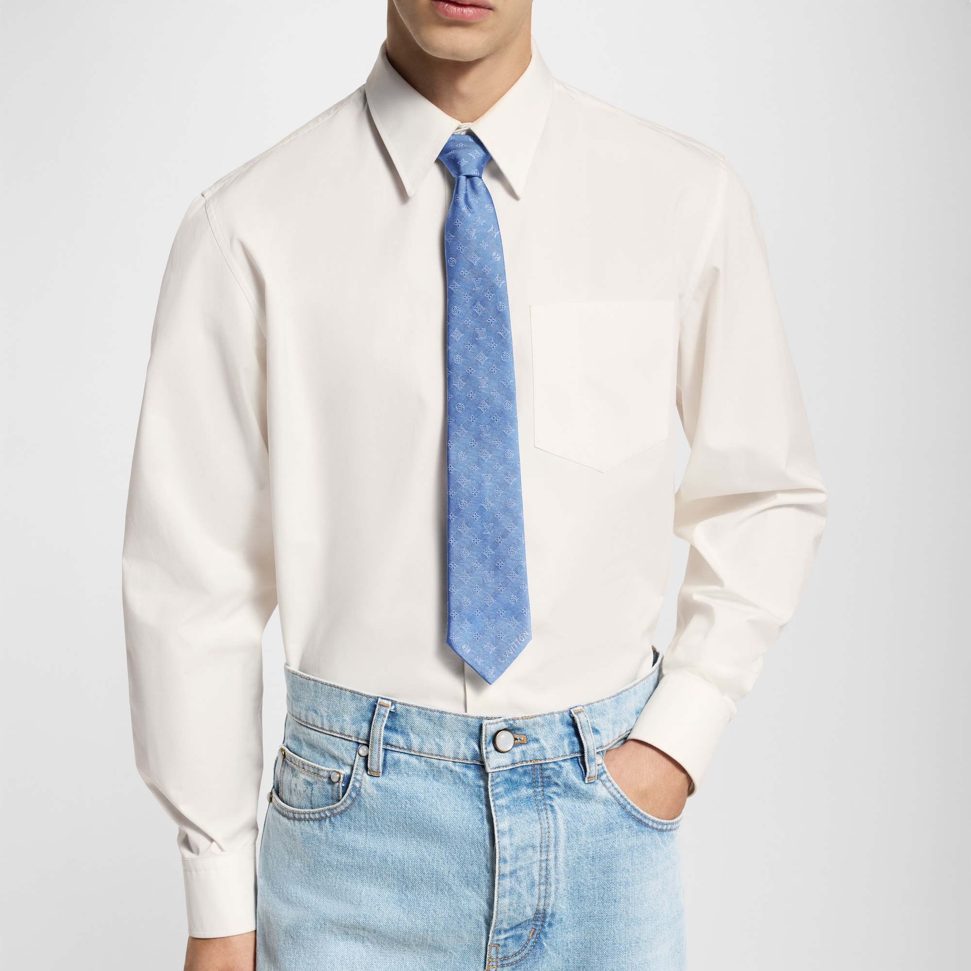 Monogram Blast Tie . in Men