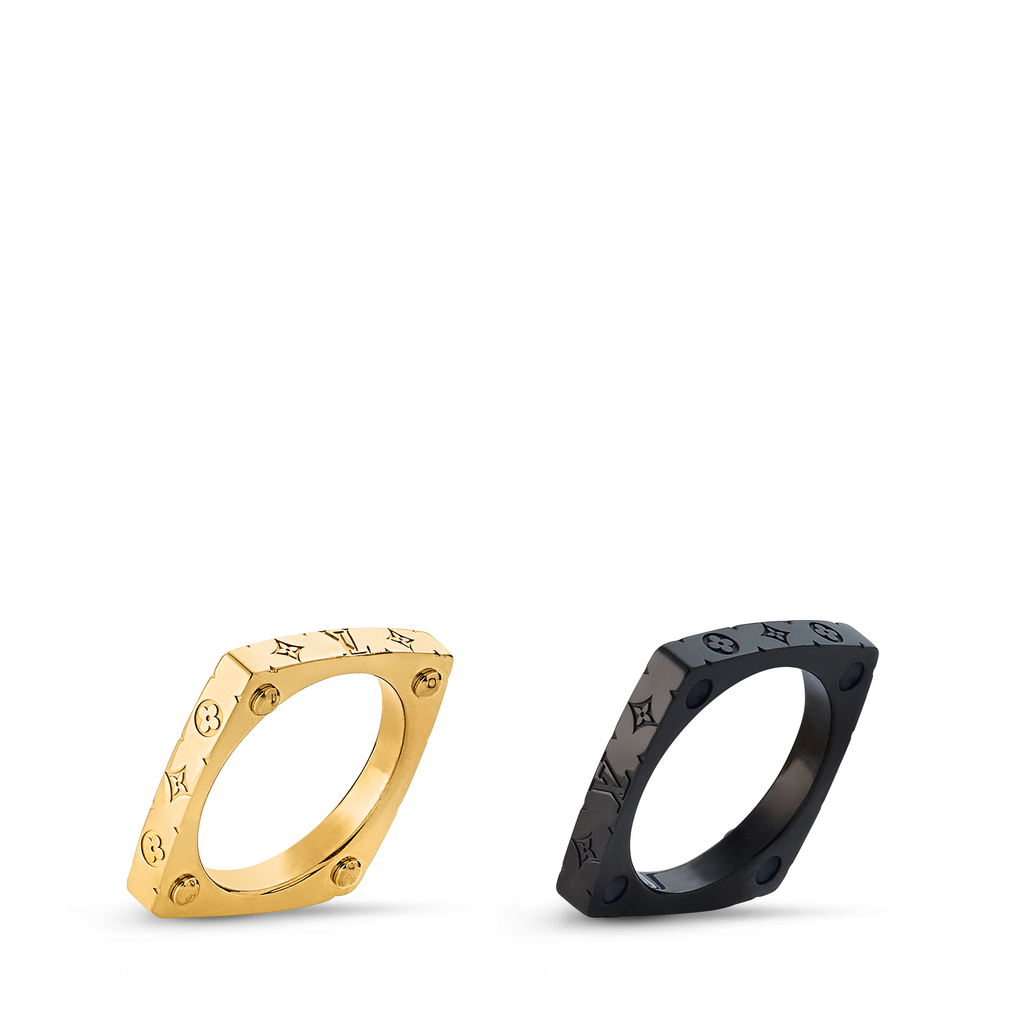 Monogram Bold Rings . in Men