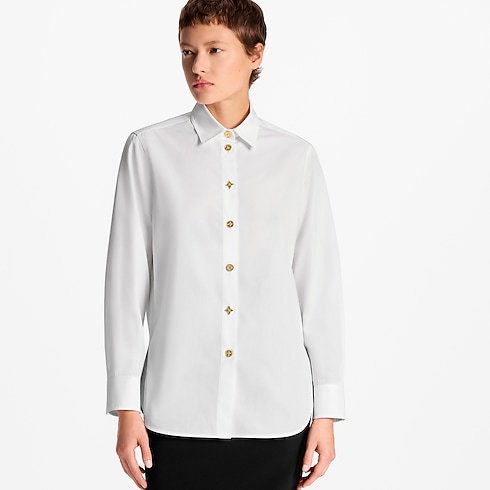 Monogram Button Shirt in Women's Ready-to-Wear Tops collections by Louis Vuitton (Product zoom)