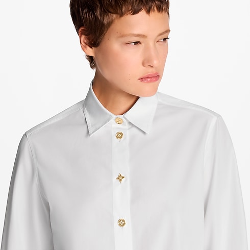 Monogram Button Shirt in Women's Ready-to-Wear Tops collections by Louis Vuitton (Product zoom)