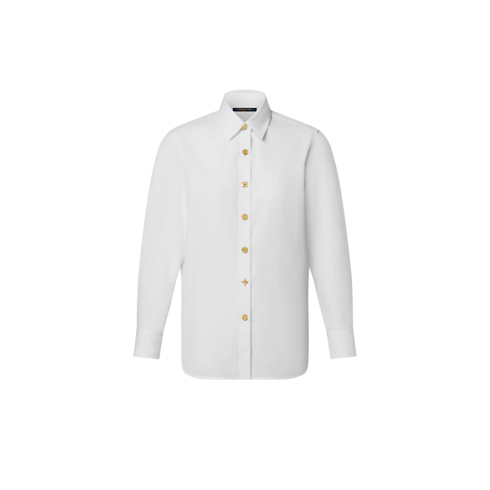 Monogram Button Shirt in Women's Ready-to-Wear Tops collections by Louis Vuitton (Product zoom)