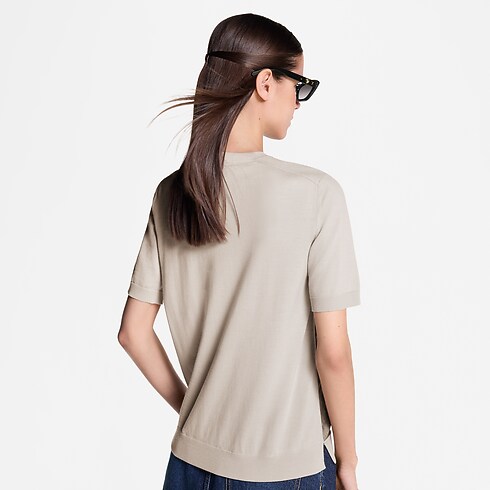 Monogram Cat Stamp Knit Top in Women's Ready-to-Wear Tops collections by Louis Vuitton (Product zoom)