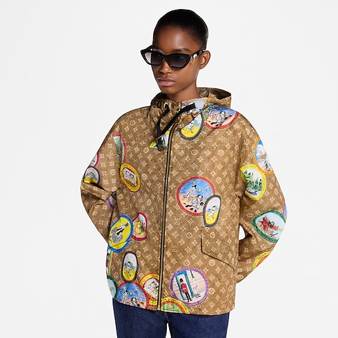Monogram Cat Stamp Parka in Women's Ready-to-Wear Coats and Jackets collections by Louis Vuitton (Product zoom)