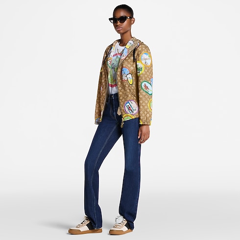 Monogram Cat Stamp Parka in Women's Ready-to-Wear Coats and Jackets collections by Louis Vuitton (Product zoom)