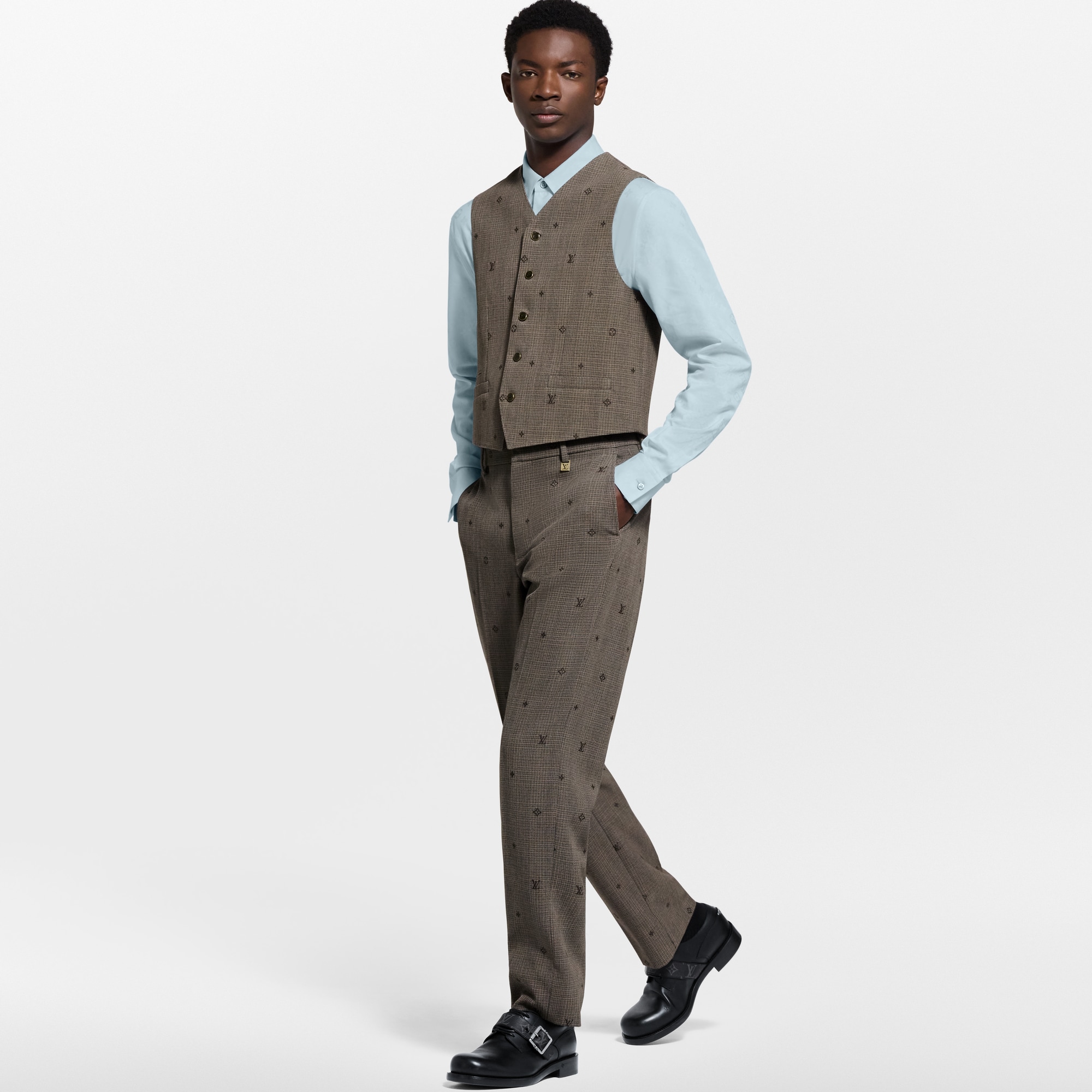 Monogram Cigarette Pants  in Men