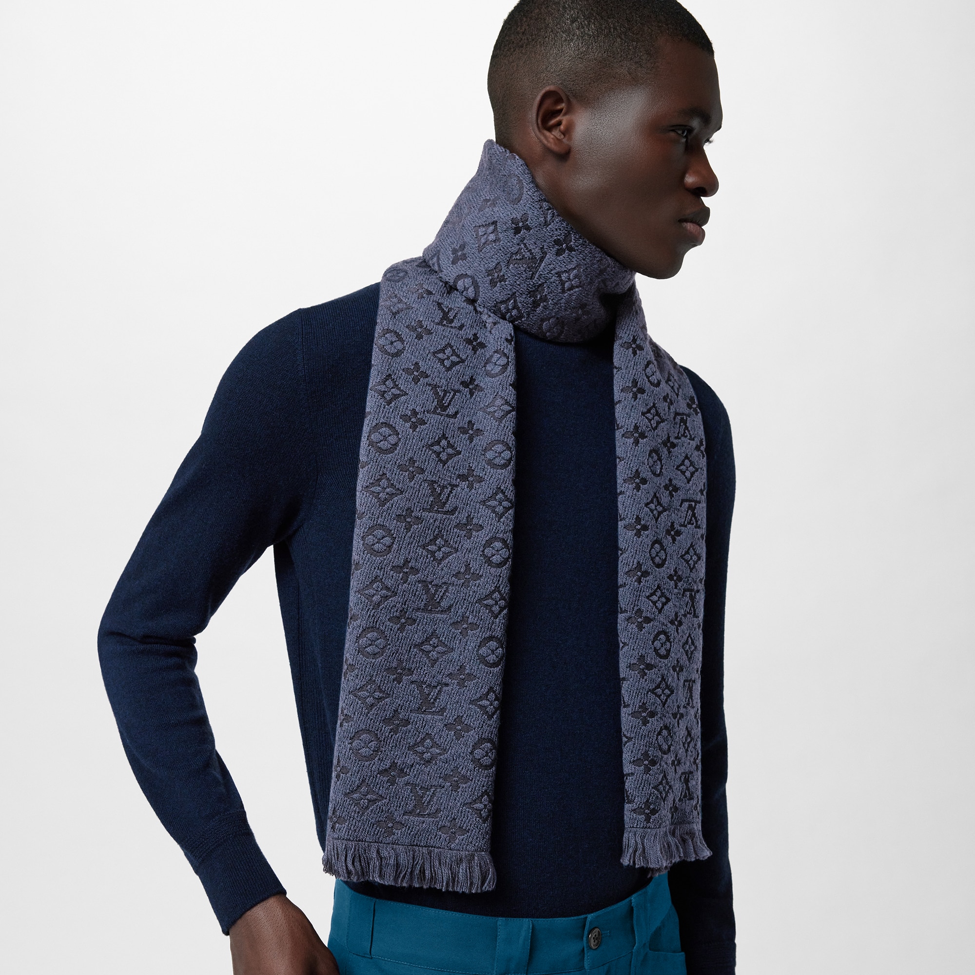 Monogram Classic scarf . in Men